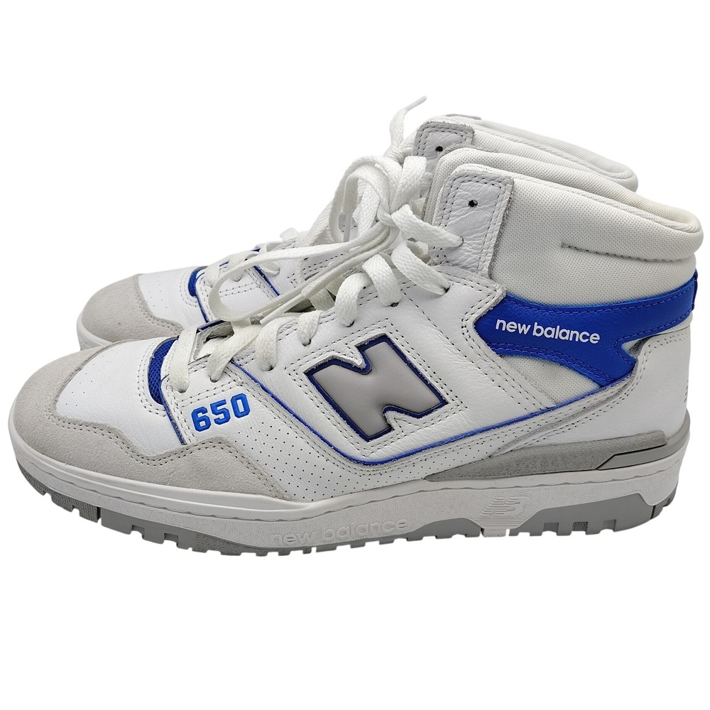 New Balance Angora Pack 650 Sneakers Mens 9.5 Marine Blue High Top Retro Shoes